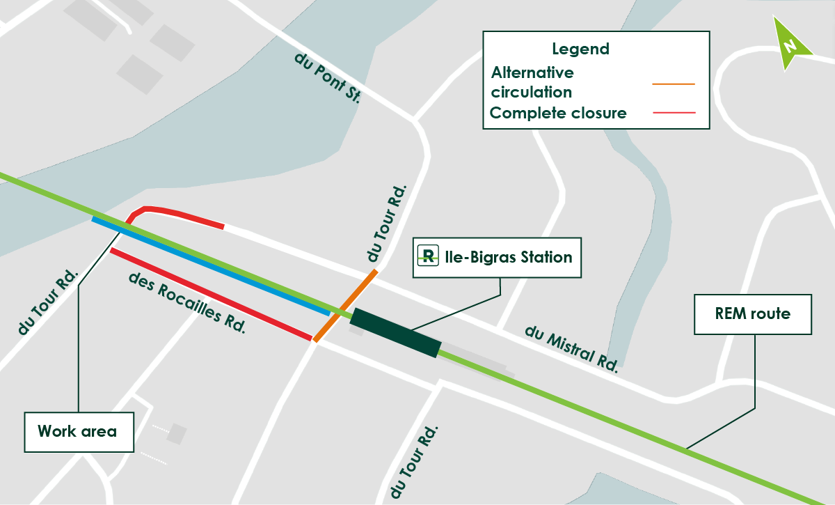 Temporary obstacle to the delivery of the REM electrical substation